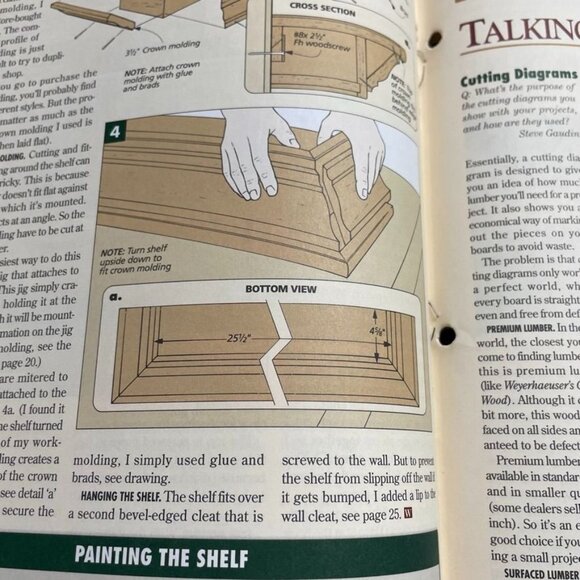Vintage Woodsmith Woodworking Magazine u Vol 19 Issue 113 October 1997 Curio Ca - Picture 7 of 8